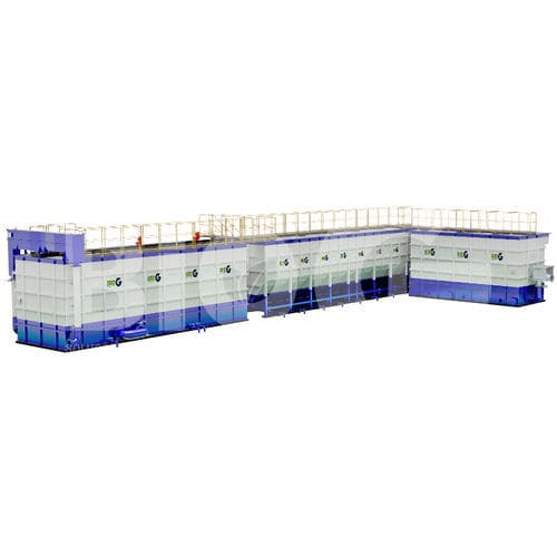 Station de traitement des eaux usées biologique - ETA - Bio água engenharia - à electrocoagulation
