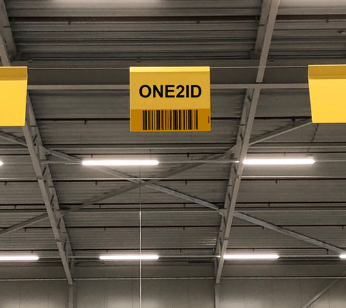 Étiquette pour produits en vrac - ONE2ID - d'identification / blanche / jaune