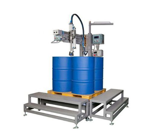 Remplisseuse semi-automatique - Shanghai Npack Automation Equipment Co.,ltd - de fûts / IBC / de produits phytosanitaires
