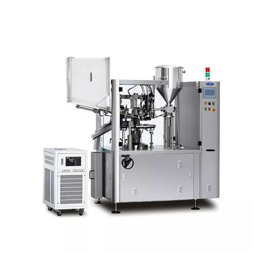 Remplisseuse operculeuse automatique - NP-TFS - Shanghai Npack Automation Equipment Co.,ltd - pour tubes / de liquides / pour produits pâteux
