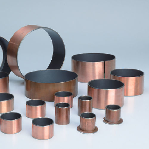 Palier lisse à bride - CSB-50M series - Zhejiang Changsheng Sliding Bearing Co., Ltd. - cylindrique / en acier / en bronze fritté