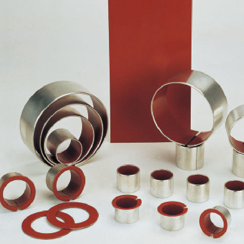 Palier lisse à bride - CSB-40 - Zhejiang Changsheng Sliding Bearing Co., Ltd. - cylindrique / en acier / en bronze fritté