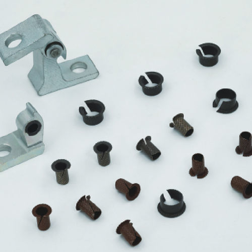 Palier lisse à bride - CSB-FM - Zhejiang Changsheng Sliding Bearing Co., Ltd. - linéaire / cylindrique / en maille d'acier inox