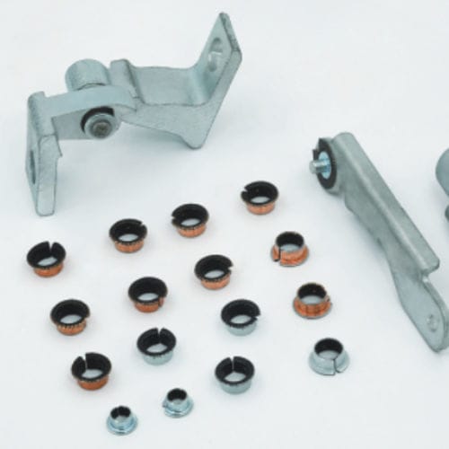 Palier lisse à bride - CSB-12FM - Zhejiang Changsheng Sliding Bearing Co., Ltd. - cylindrique / en acier / en bronze