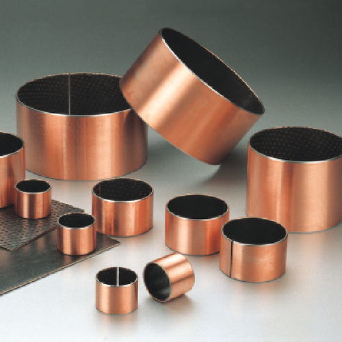 Palier lisse cylindrique - CSB-22 - Zhejiang Changsheng Sliding Bearing Co., Ltd. - en acier au carbone / en bronze fritté / en PVDF