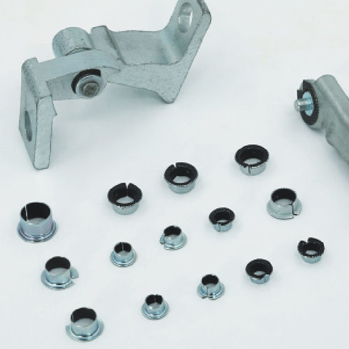 Palier lisse cylindrique - CSB-35FM - Zhejiang Changsheng Sliding Bearing Co., Ltd. - à bride / en inox / en maille d'acier inox