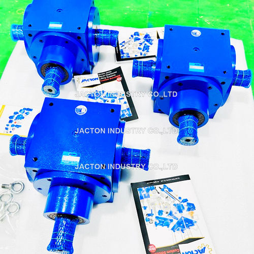 Réducteur à couple spiroconique - JTP240 - Screw Jack | Jackscrew - orthogonal / à arbre plein / 500 - 1000 Nm