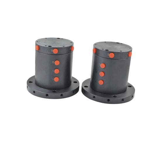 Raccord tournant pour huile - DR series - Dewel Machinery Technology Co.,Ltd - pour air / 16 passages / hydraulique