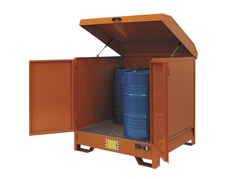 Armoire pour fûts - ECO 704 series  - Justrite Italia SRL - de stockage / au sol / à porte