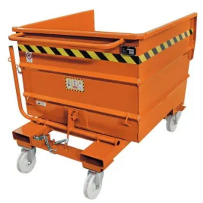 Benne basculante à fond ouvrant - LT0750 - Justrite Italia SRL - en acier inoxydable / en acier / en acier galvanisé