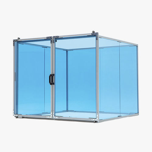 Cloison pour protection de fraiseuses CNC - Mekanika - en verre