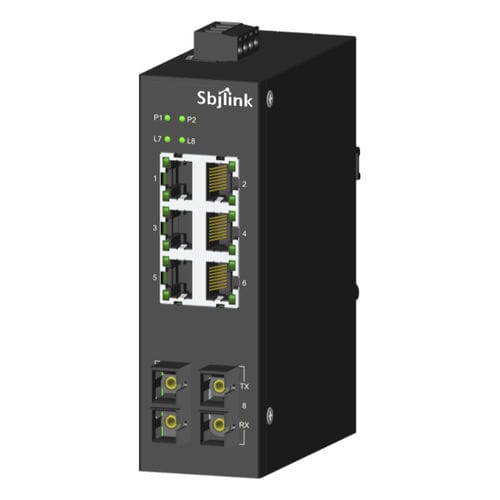 Commutateur Ethernet non administrable - RPT-1008-2FM-SC-X6R - Sbjlink/Subject Link Inc. - 8 ports / 10/100BaseT(X) / de fibre optique