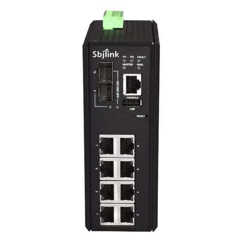Commutateur Ethernet administrable - RPT-2010G-X4 - Sbjlink/Subject Link Inc. - 10 ports / de niveau 2 / Gigabit Ethernet