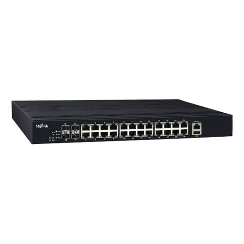 Commutateur Ethernet administrable - FLC-3028G-4F-X2 - Sbjlink/Subject Link Inc. - 28 ports / de niveau 2 / Gigabit Ethernet