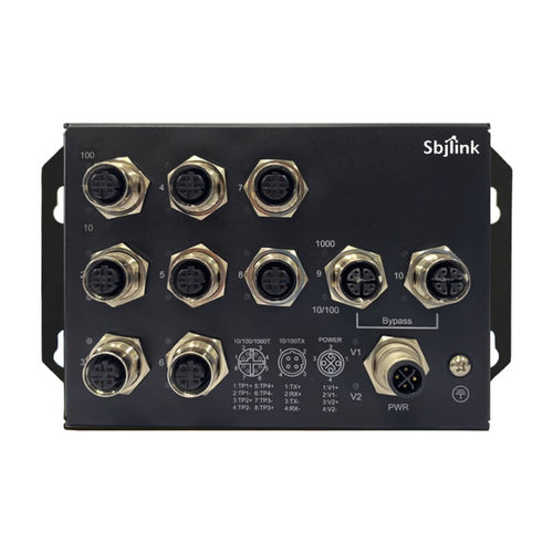 Commutateur Ethernet non administrable - RPT-M1810P-2G-T-X2 - Sbjlink/Subject Link Inc. - 10 ports / 10/100BaseT(X) / Gigabit Ethernet