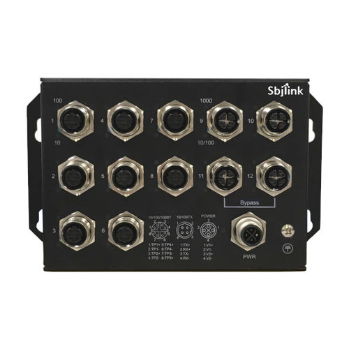 Commutateur Ethernet non administrable - RPT-M1012-4G-T-X2 - Sbjlink/Subject Link Inc. - 12 ports / 10/100BaseT(X) / Gigabit Ethernet