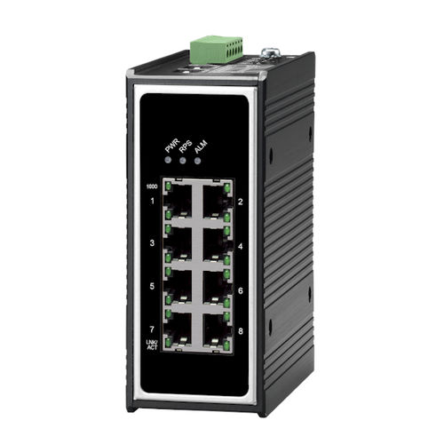 Commutateur Ethernet non administrable - RPT-1008G-DNV-X3 - Sbjlink/Subject Link Inc. - 8 ports / Gigabit Ethernet / sur rail DIN