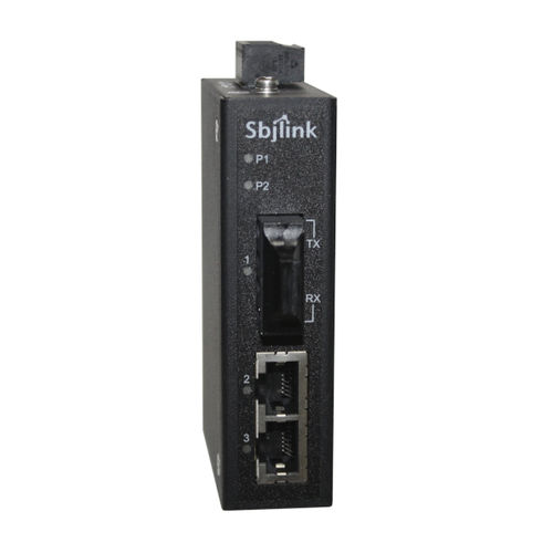 Convertisseur industriel - HNT-1402FM/FS-T-X6R - Sbjlink/Subject Link Inc. - média / Ethernet vers fibre optique / sur rail DIN