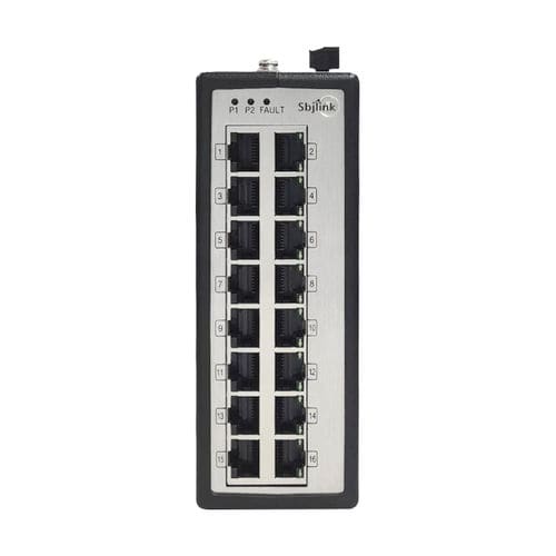 Commutateur Ethernet industriel - RPT-1016-T-X6M - Sbjlink/Subject Link Inc. - non administrable / 16 ports / fast ethernet