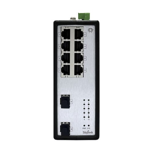 Commutateur Ethernet industriel - RPT-2010G-2F-T-X6M - Sbjlink/Subject Link Inc. - administrable / 10 ports / port Layer 2