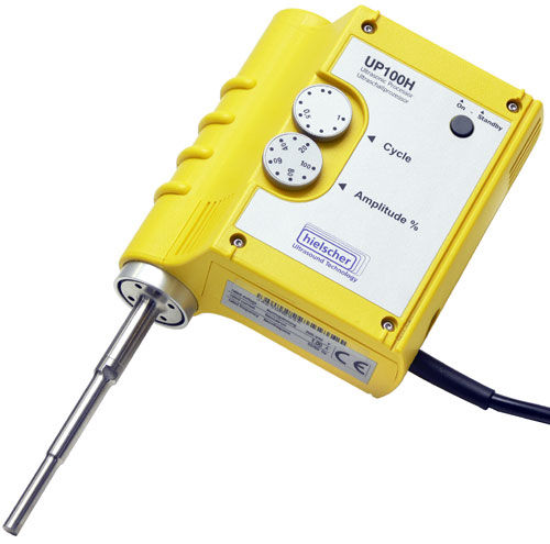 Agitateur de laboratoire à hélice - UP100H - Hielscher - analogique / pour béchers / compact