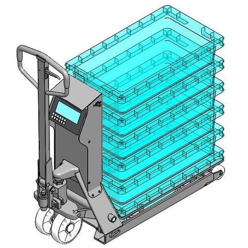 Transpalette hydraulique - Manuvit - étroit / en acier galvanisé / de levée