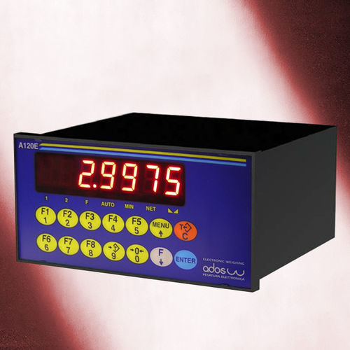 Indicateur de pesage numérique - A120E - ADOS - affichage LCD / affichage à LED / sur rail DIN