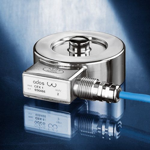 Capteur de force en compression - CEX series  - ADOS - type bouton / par jauge de contrainte / de pesage