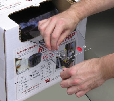 Bande plate - Rip-A-Strip® - TMI, LLC - en PVC / de bandes / pour l'industrie