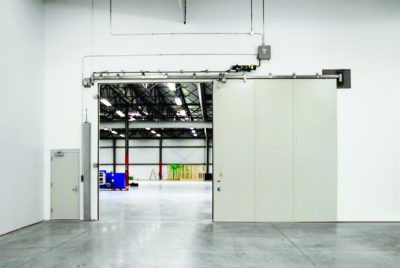 Porte coulissante - 1000 & 2000 - TMI, LLC - en acier inoxydable / en acier / pour l'intérieur