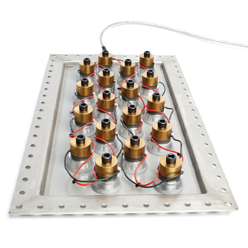 Transducteur à ultrasons à plaque - CL-FL - SinapTec - piézoélectrique / pour cuve de nettoyage