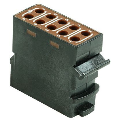 Bloc de jonction sur rail-DIN - 1200 series - Amphenol - standard