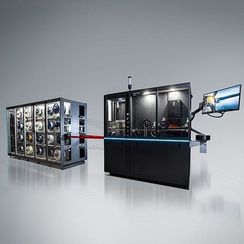 Machine de découpe à fil - Optima 400 - Komax AG - laser UV / pour matières plastiques / de câbles