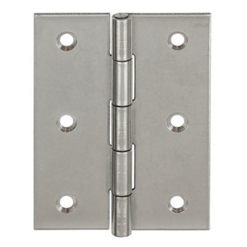 Charnière plate - 010502050 - Vormann - en acier inoxydable / à visser / 180°