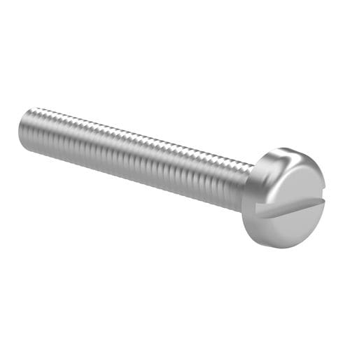 Vis à tête cylindrique bombée - DIN 85 - Lederer - fendue