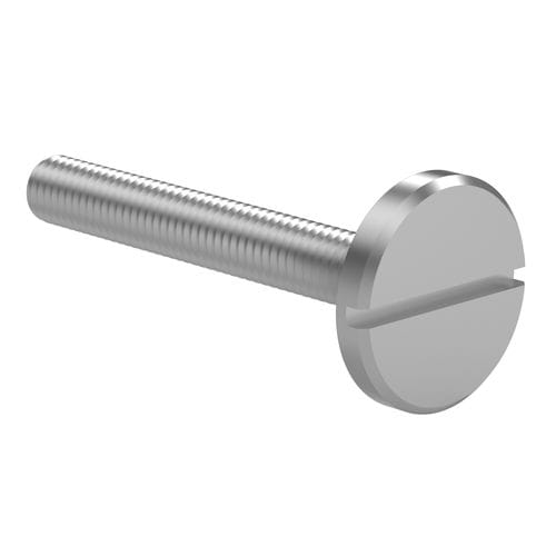 Vis à tête cylindrique bombée - DIN 921 - Lederer - fendue