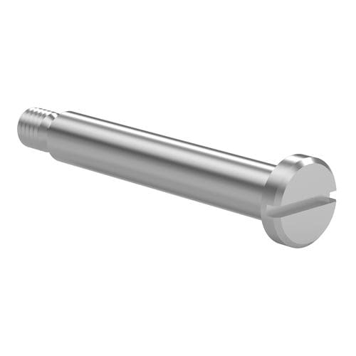Vis à tête cylindrique bombée - DIN 923 - Lederer - fendue / épaulée