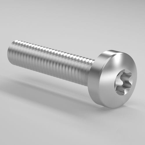 Vis à tête cylindrique bombée - ISO 14583 - Lederer - à six lobes