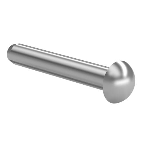 Goupille avec tête - ISO 8746  - Lederer - rainurée / en acier inoxydable / de sûreté