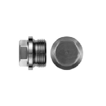 Bouchon cylindrique - DIN 910 G - Lederer - hexagonal / fileté / non fileté