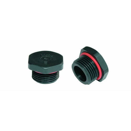 Bouchon hexagonal - V301-1xxx-zz series - Jacob GmbH - fileté / en polyamide / pour filetage intérieur