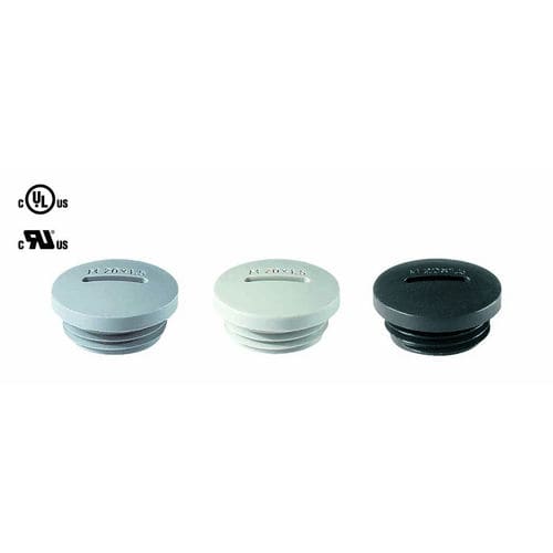Bouchon rond - 10.xx15 PAVzzzz series - Jacob GmbH - fileté / en polyamide / pour filetage intérieur