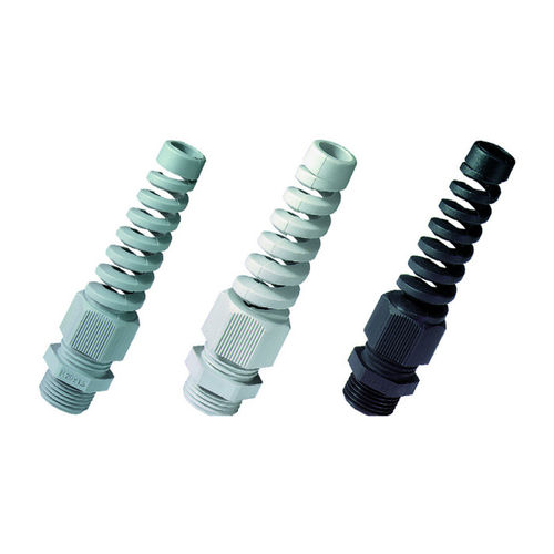 Presse-étoupe avec protecteur spiral flex - metric 500xxMxxPABSzzzz, Pg 50.0xx PABSzzzz - Jacob GmbH - en polyamide / IP68 / métrique