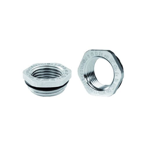Réduction mâle-femelle filetée - R102-1xxxx-zz-EX series - Jacob GmbH - en laiton nickelé / hexagonale / antidéflagrante