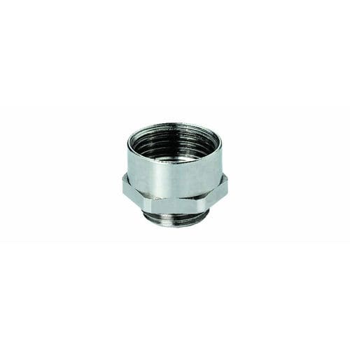 Réduction mâle-femelle filetée - MxxMxx/FR,  xxxx EPg series - Jacob GmbH - en laiton nickelé / hexagonale / avec extension