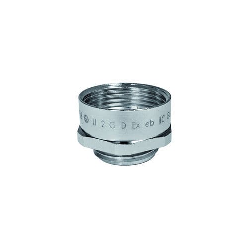 Réduction mâle-femelle filetée - E102-1xxxx-zz-EX series - Jacob GmbH - en laiton nickelé / hexagonale / antidéflagrante