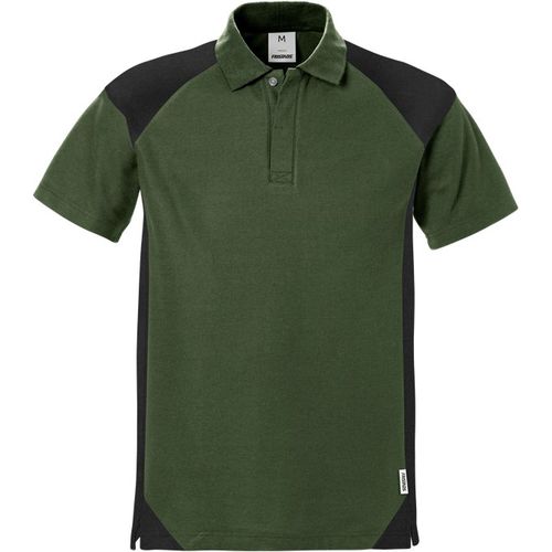 Polo de travail - 122407-796 - Fristads - en coton / en polyester / vert