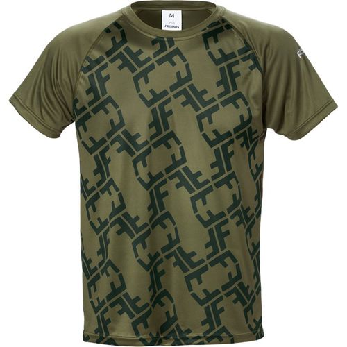 T-shirt de travail - 129472-740 - Fristads - résistant à l'abrasion / en polyester / vert