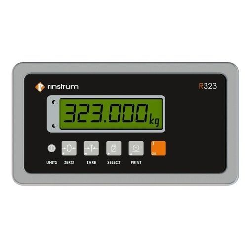 Indicateur de pesage affichage LCD - R323 - Rinstrum - encastrable / IP65 / en acier inoxydable