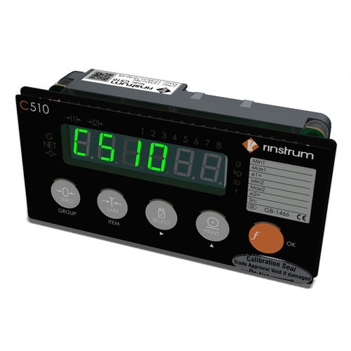 Indicateur de pesage affichage à LED - C510 - Rinstrum - encastrable / Ethernet / analogique